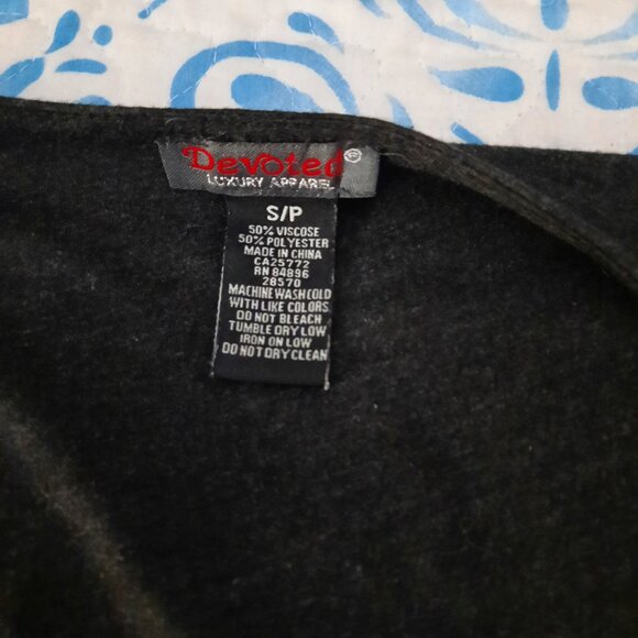 Devoted Cardigan, Dark Grey, Size S - Picture 3 of 3